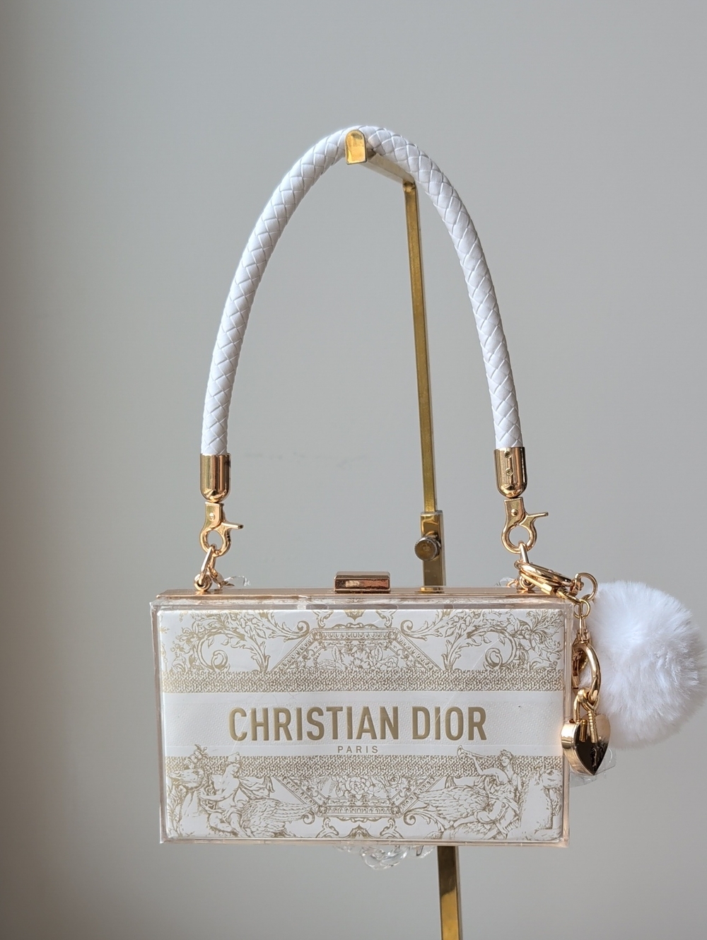 Upcycled Christian Dior Paper Shopping Bag Novelty Clutch Transformation
